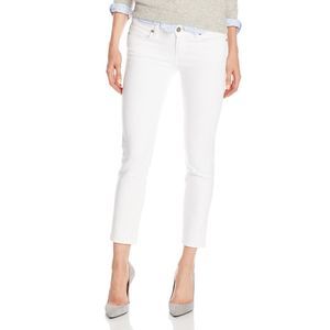 PAIGE Women’s Optic White Kylie Crop Jeans